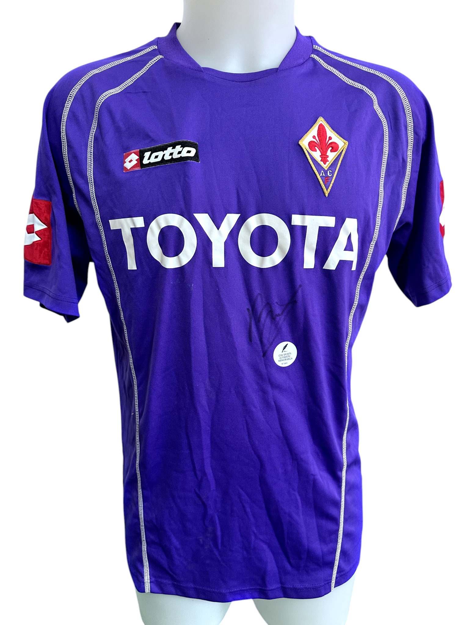 Fiorentina Official Shirt, 2005/06 - Signed by Gabriel Batistuta