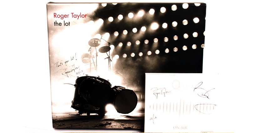 Roger Taylor of Queen Signed 'Greatest Hits' Vinyl LP - CharityStars