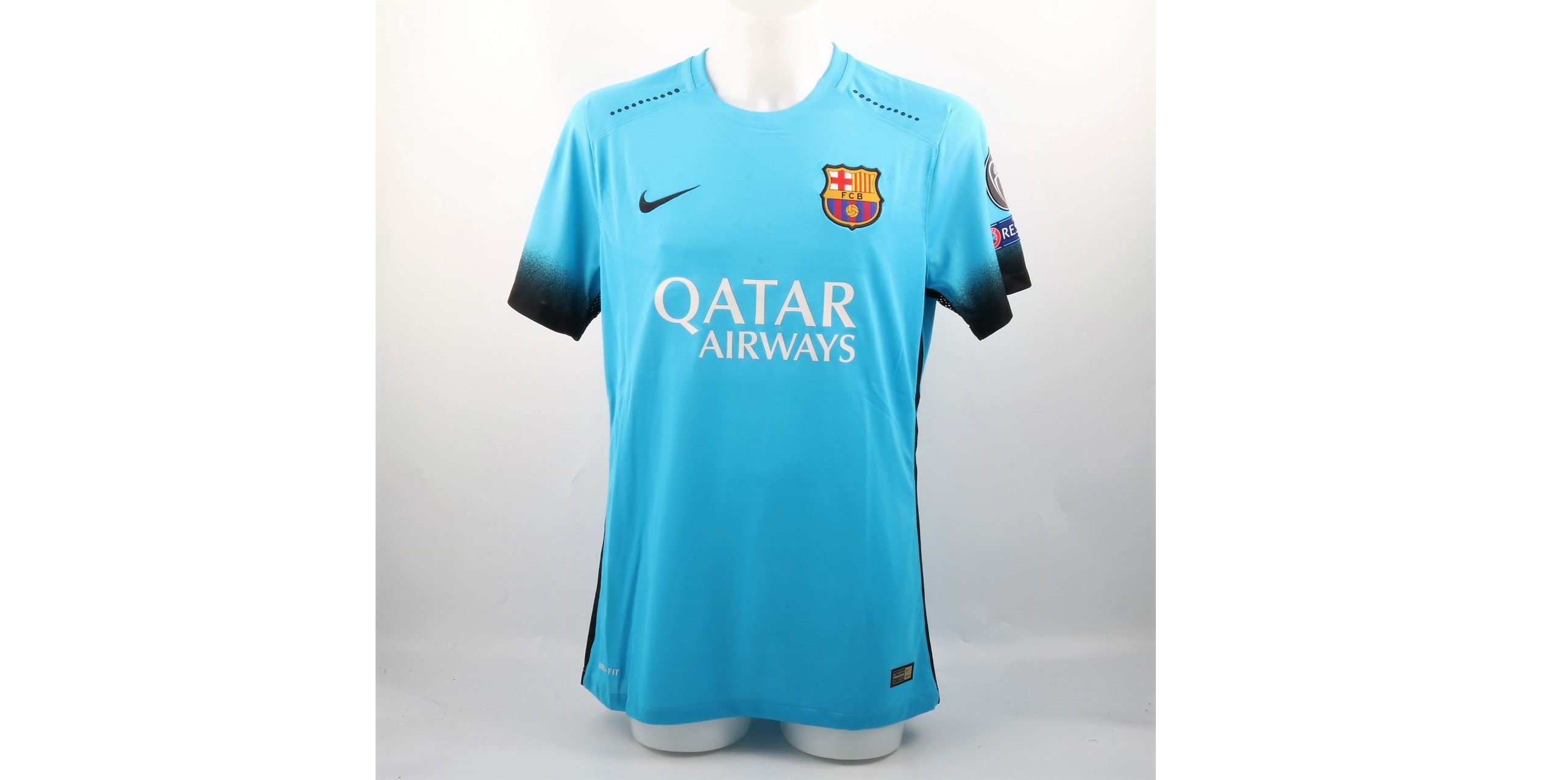 2015 Barcelona Final Supercup Shirt #10 MESSI L Match Issued Un Worn –  Kitroom Football