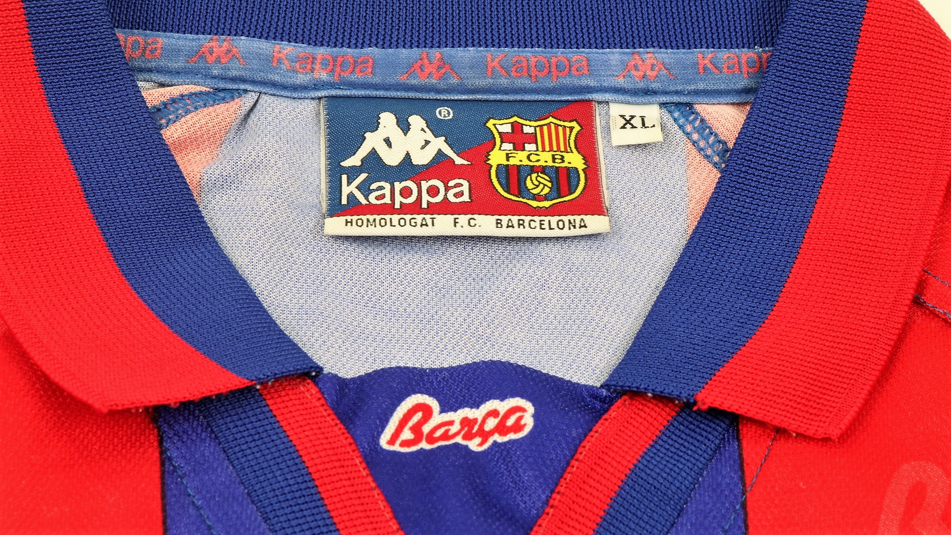 Ronaldo's Barcelona Worn Shirt, 1996/97 - CharityStars