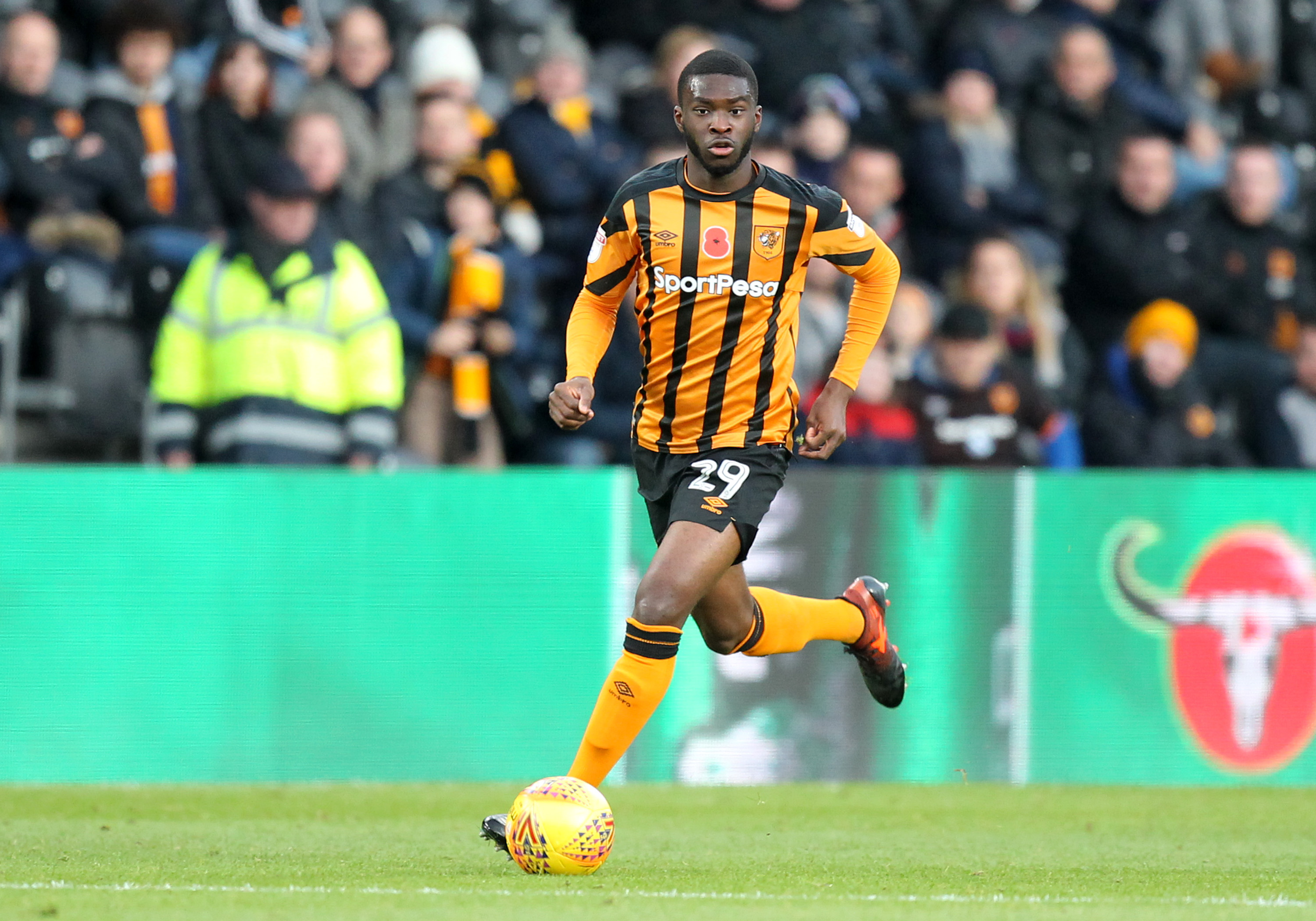 Match-Worn Poppy Shirt Signed by Hull City's Fikayo Tomori - CharityStars