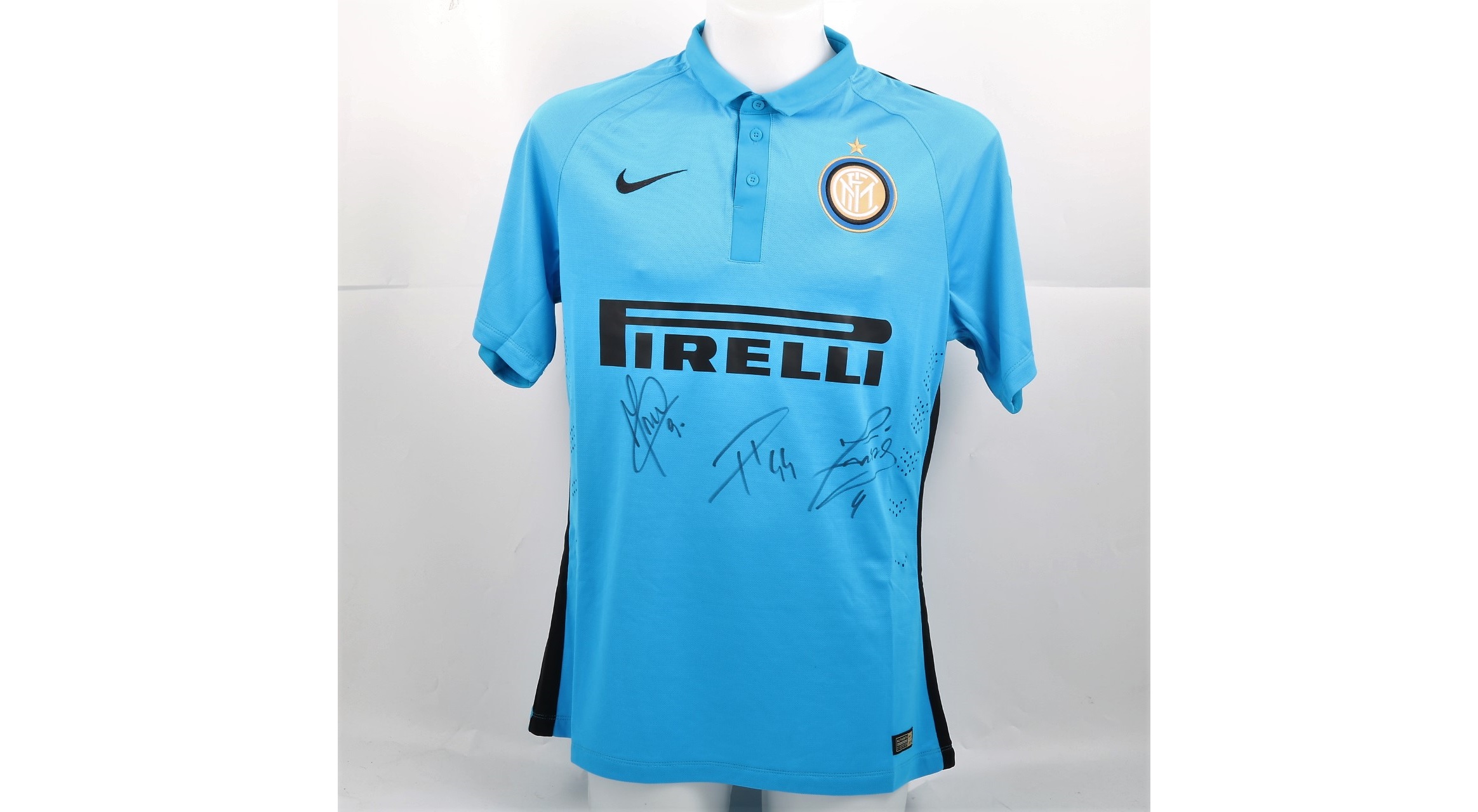 Maglia Inter Fc Pirelli Verde Acqua Maglietta Calcio Senza Nome E Numero  Away Prodotto Ufficiale Con Etichetta E Ologramma 