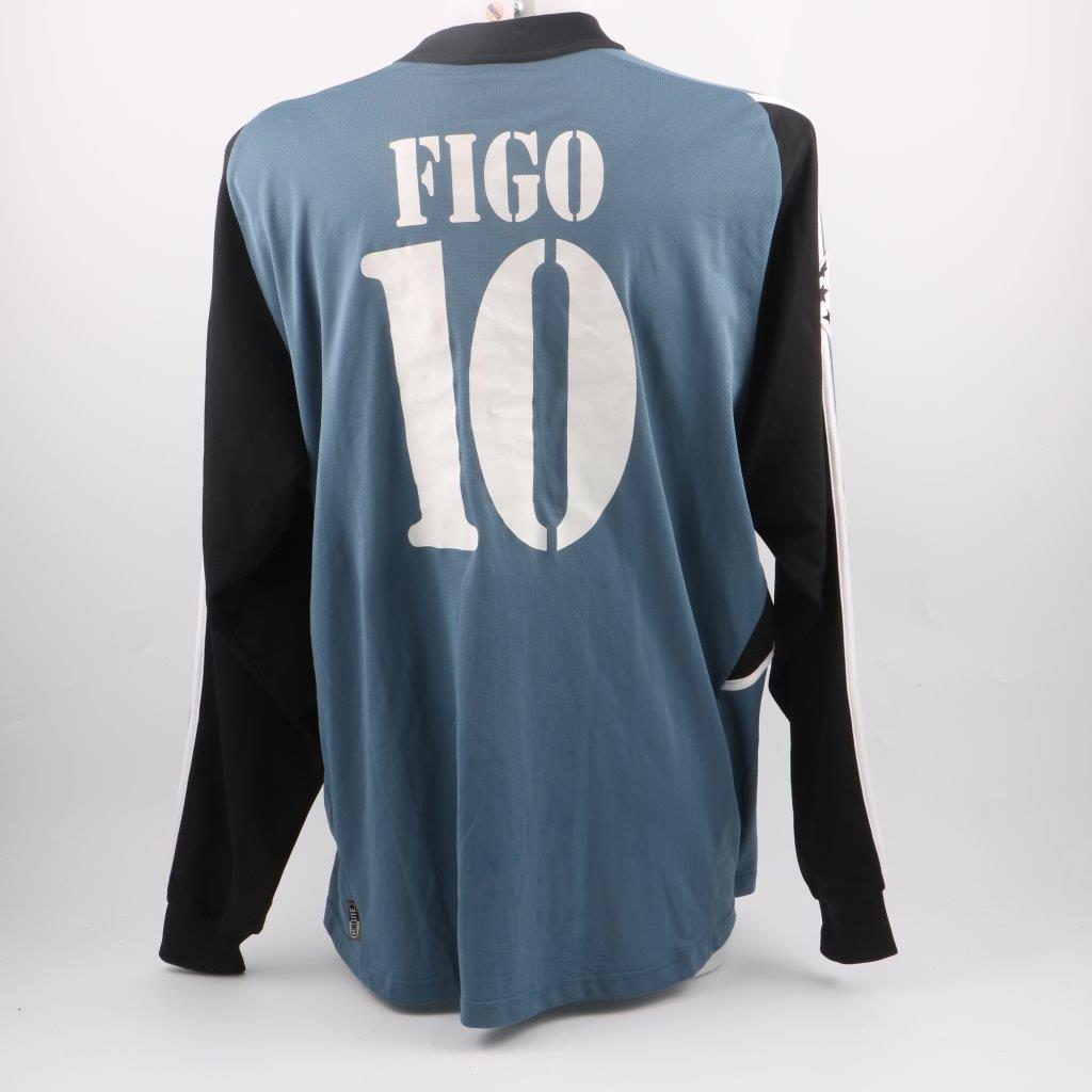 Figo match issued/worn shirt, Real Madrid Champions League 2001/2002 -  CharityStars