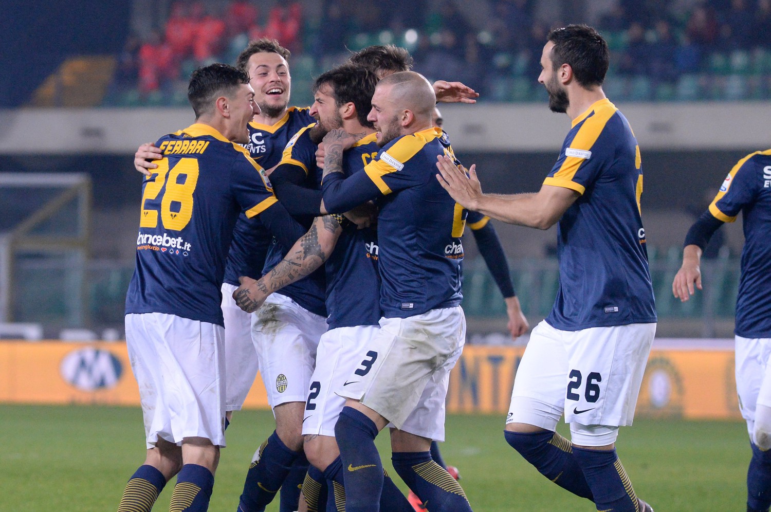 Watch Hellas Verona-Cagliari from the Tribuna Centrale with Hospitality ...