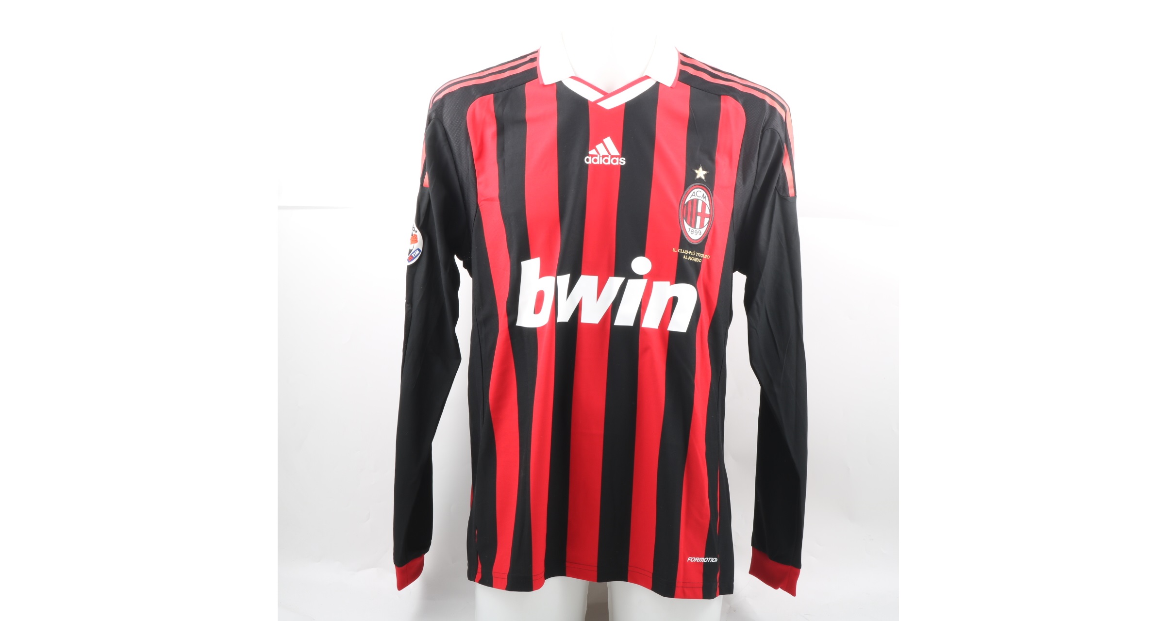 Lot Detail - 2009-10 DAVID BECKHAM AC MILAN 'SERIE A' MATCH WORN #32 JERSEY  (REAL MADRID TECHNICAL COORDINATOR LOA)