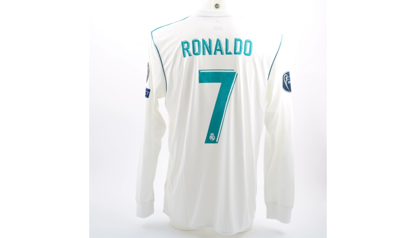 Cristiano Ronaldo 2017/2018 Real Madrid Retro Shirt Sticker for Sale by  ArtForAllAges