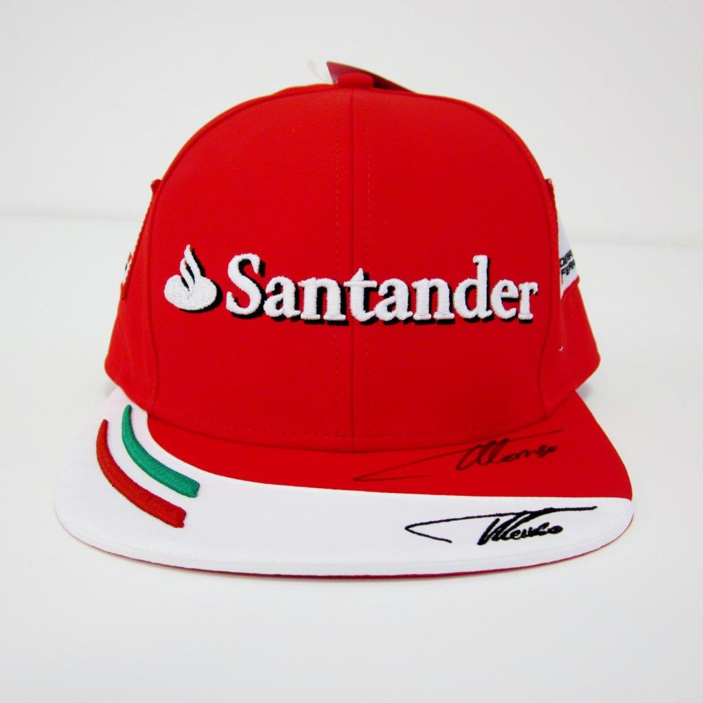 Cappello Ferrari autografato da Fernando Alonso di seconda mano