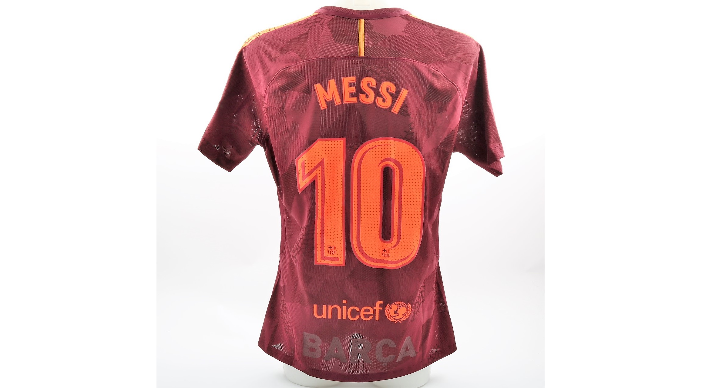 Messi Barcelona Match issued / worn Shirt, UCL 2017/18 - CharityStars