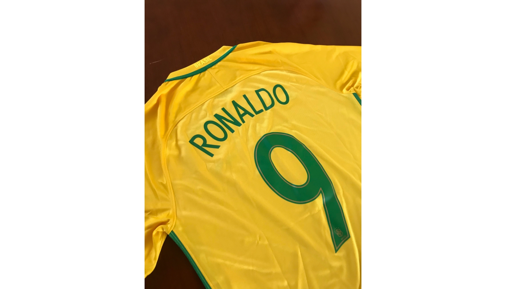 Ronaldo Nazario Signed Brazil National Team Shirt - CharityStars