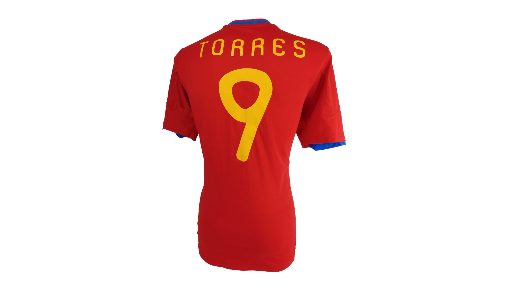 Spain 2010 Torres #9 World Cup Homekit Nameset Printing