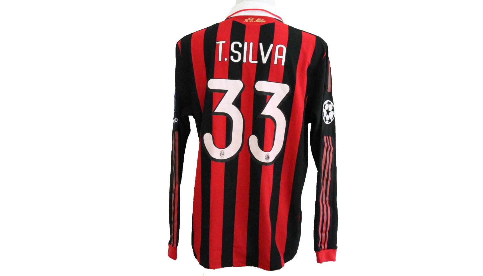 Thiago Silva match issued shirt, Paris Saint-Germain, Ligue 1 2013/2014 -  signed - CharityStars