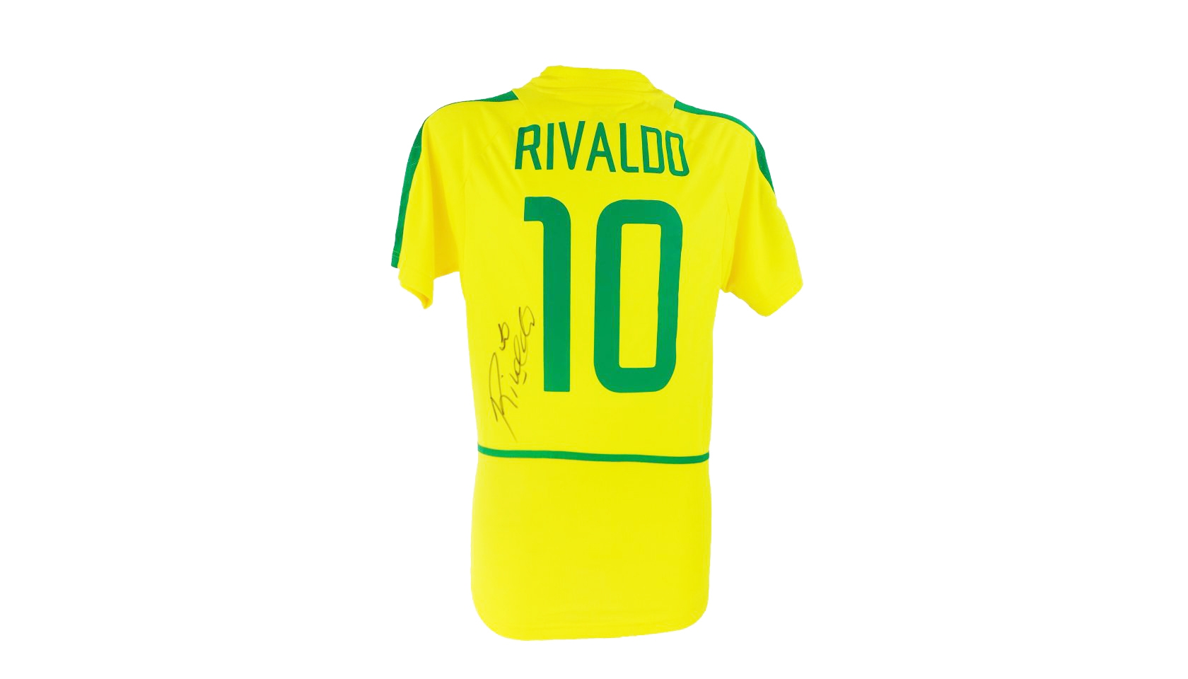 Brazil National Team Shirt Signed By Pele, Ronaldo Nazario, Ronaldinho &  Roberto Carlos - CharityStars