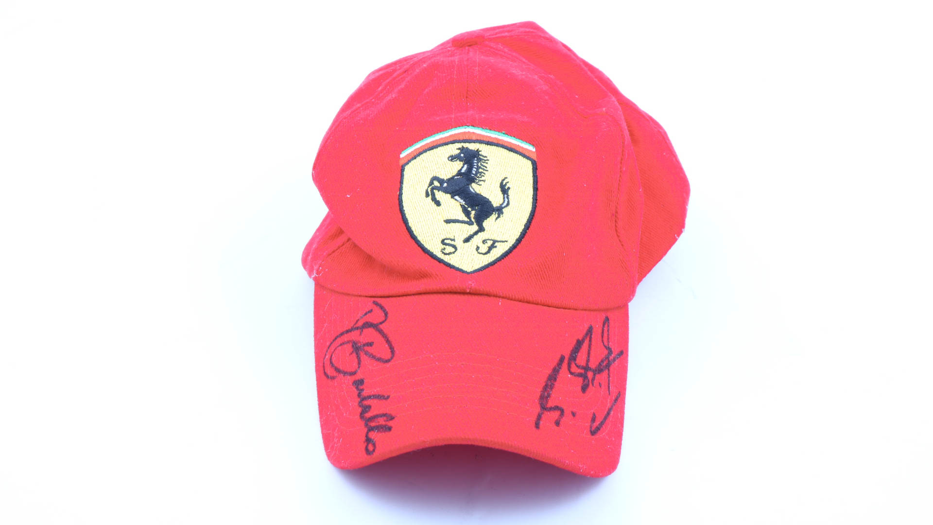 Cappellino Ferrari - Autografato da Schumacher e Barrichello - CharityStars