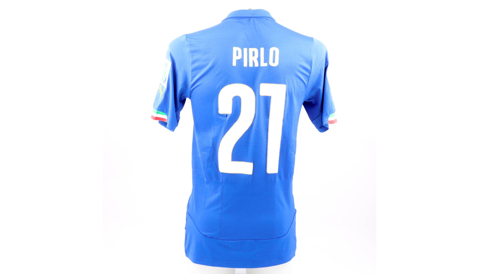 Pirlo's Italy Match-Issue/Worn Shirt, World Cup 2010 - CharityStars