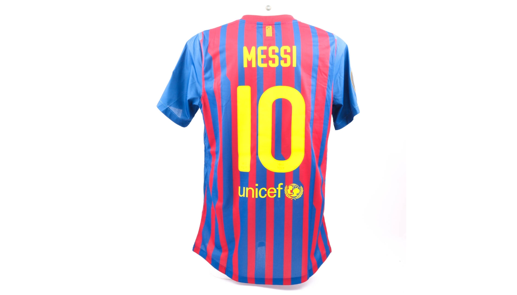 A Lionel Messi Game-Used & Unwashed #10 FC Barcelona Home Shirt. 2016 Copa  del Rey Final. FC Barcelona (2) – (0) Sevilla FC. Vicente Calderón. –  Memorabilia Expert