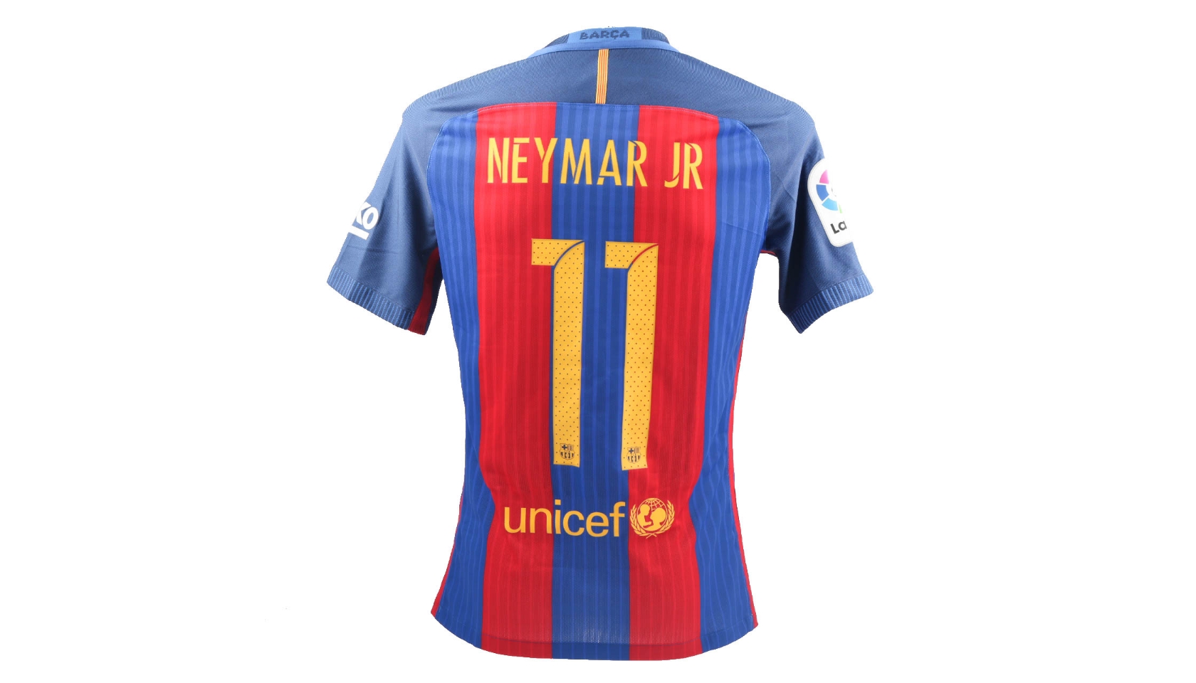 FC Barcelona Shirt with Personal Dedication from Neymar - CharityStars