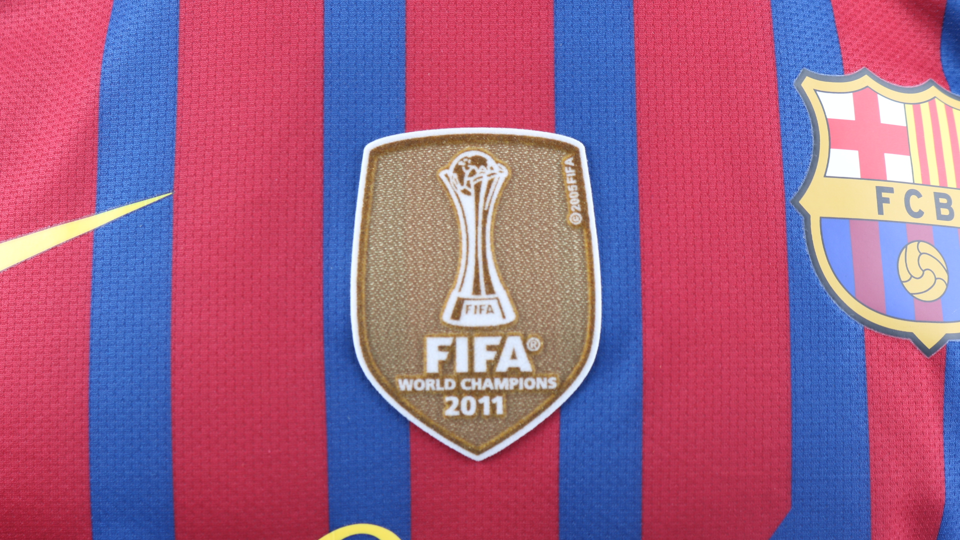 Messi Barcelona LPF 2011 Fifa Patch Match Shirt # 10 Messi