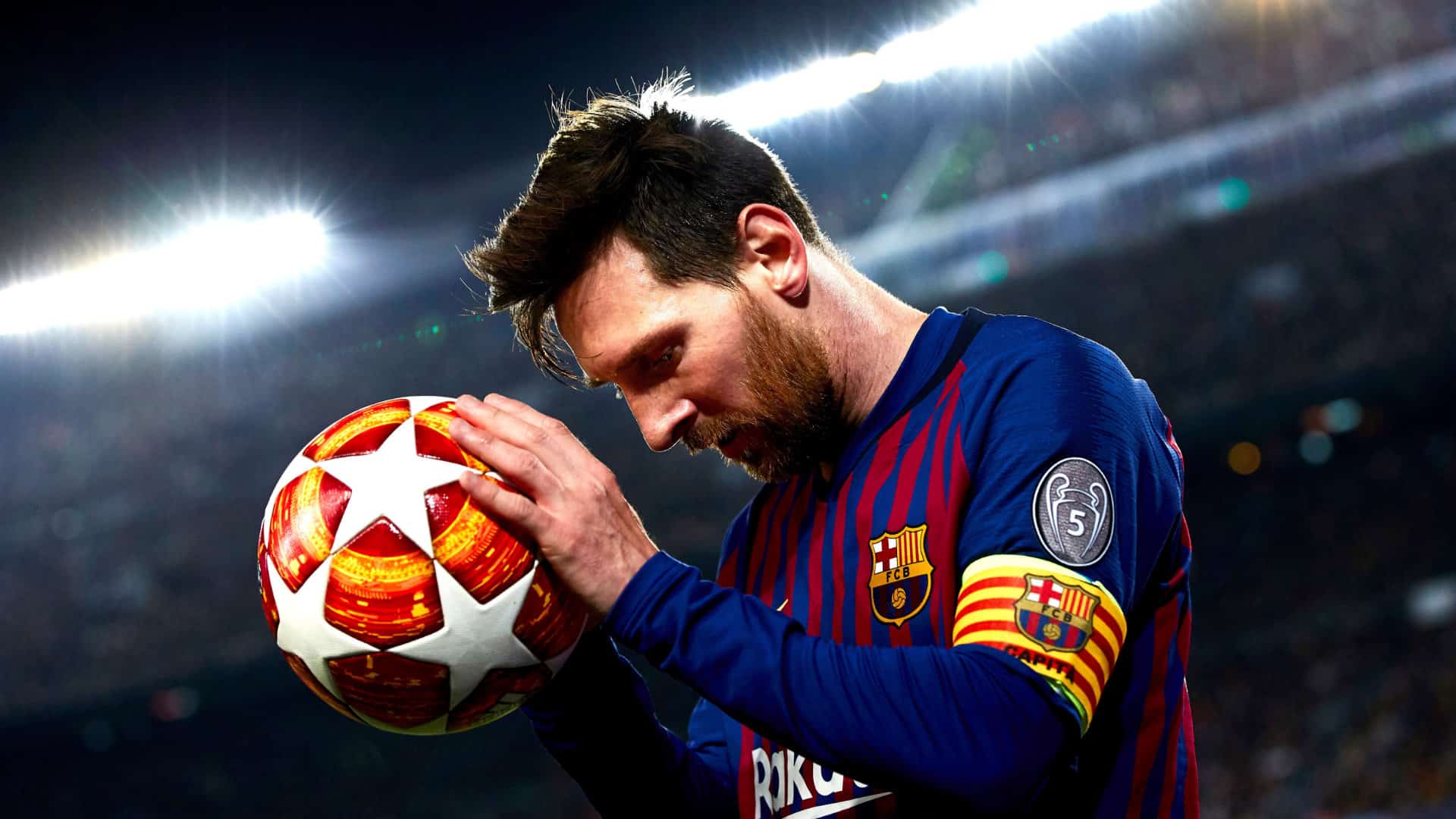 Messi's Barcelona Match-Issue Shirt, UCL 2018/19 - CharityStars