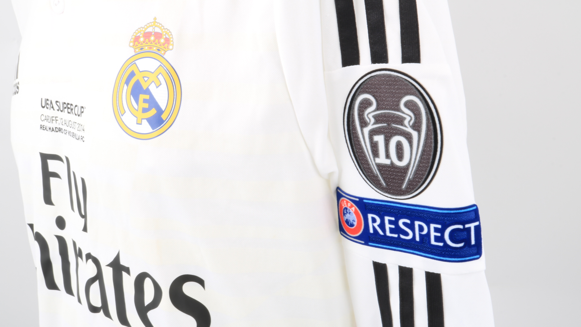 Maglia Cristiano Ronaldo Real Madrid, preparata/indossata Supercoppa  Europea 2014 vs Sevilla - CharityStars