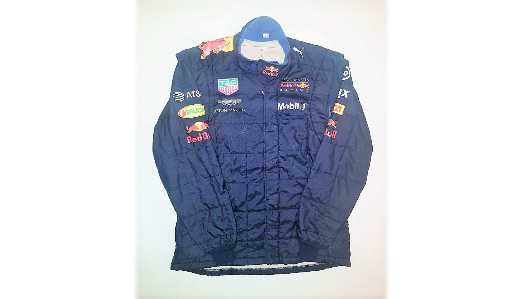 Red Bull Racing Jacket F1 Verstappen Pérez Puma Tag Heuer Navy Blue  701202760-001 - children