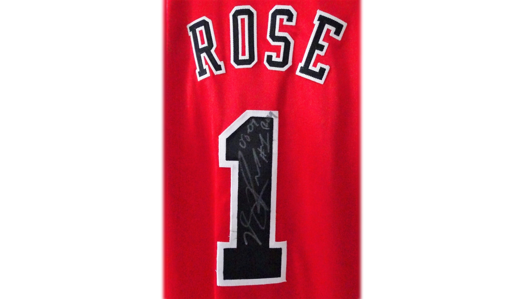 Rose's Chicago Bulls Signed Basketball Jersey, 2008/09 - CharityStars