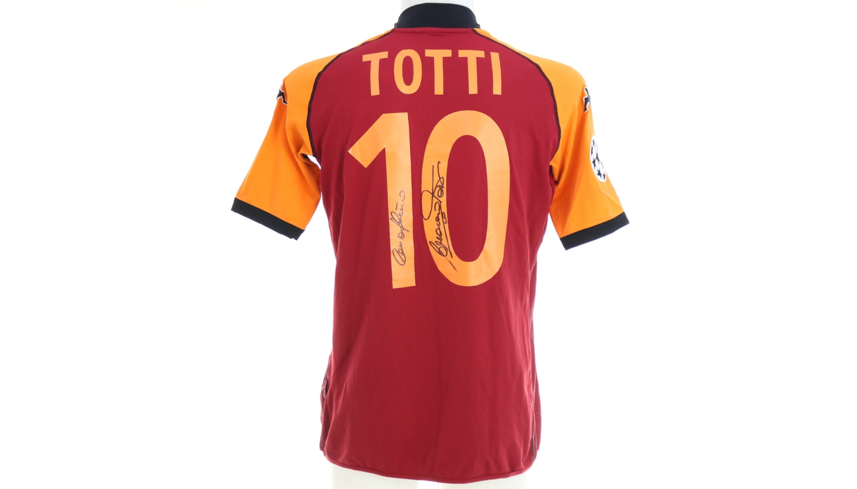 AUTOGRAFO DI FRANCESCO TOTTI MAGLIA UFFICIALE ROMA STORE 2002-2003