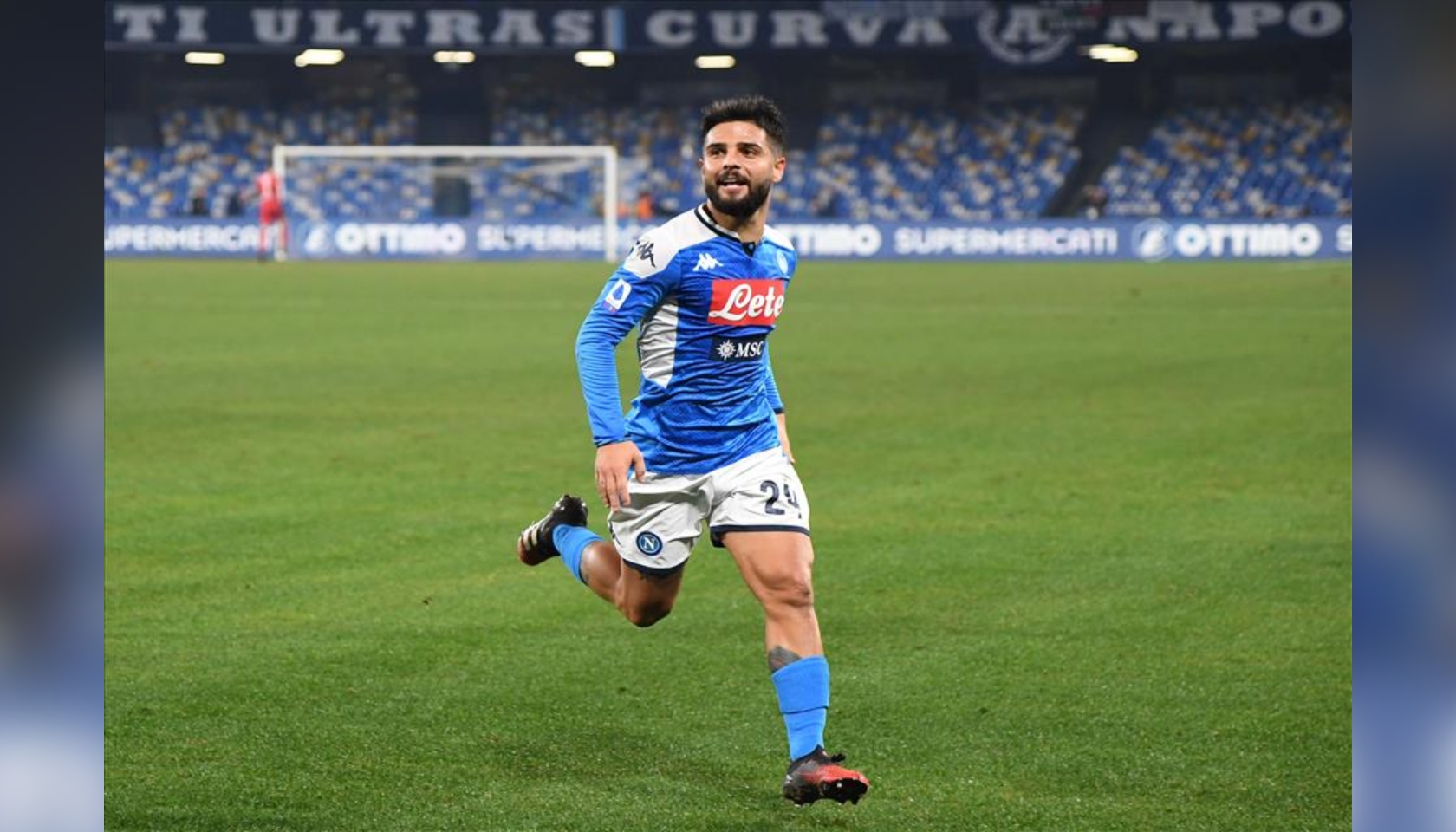 2018 2019 Napoli home Kappa Insigne 24 jersey