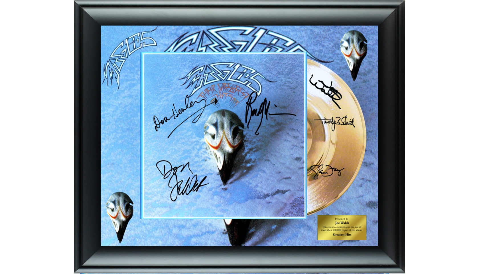 Vinile Their Greatest Hits autografato dagli Eagles - CharityStars