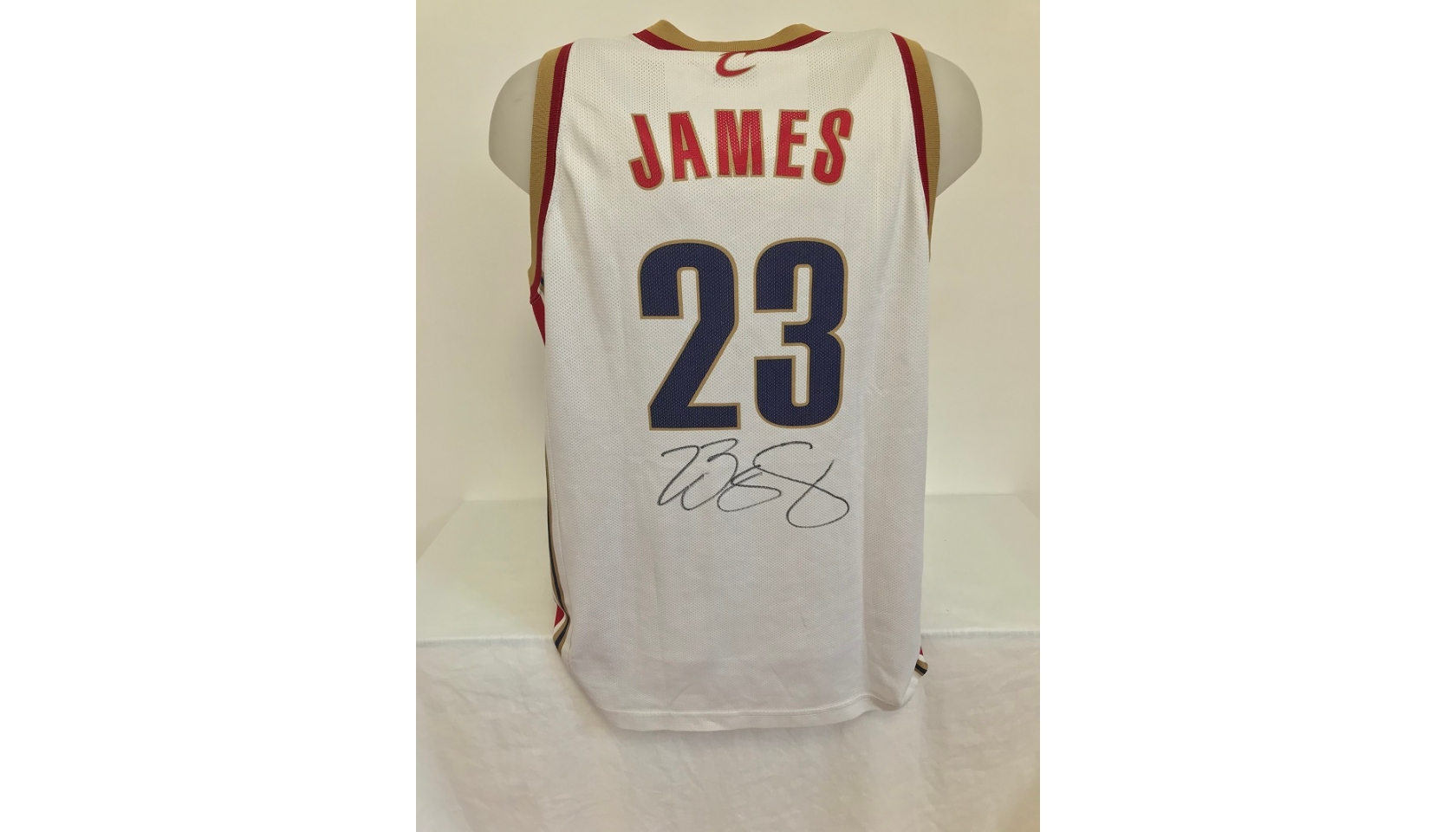 Lebron James' Official Cleveland Signed Jersey, 2003/04 - CharityStars