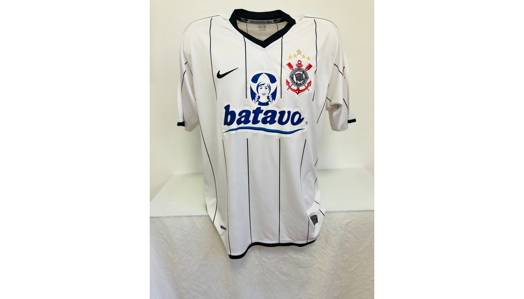 Ronaldo's Corinthians Signed Match Shirt, 2009/10 - CharityStars