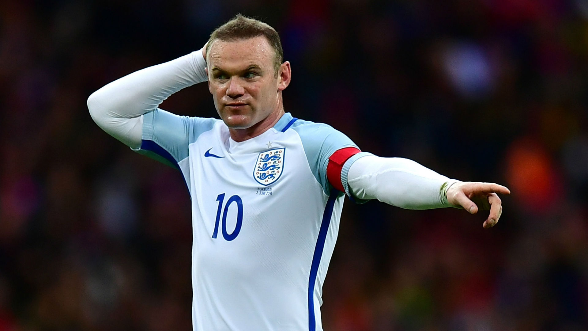 Official England Shirt, 2016 - Signed by Rooney - CharityStars