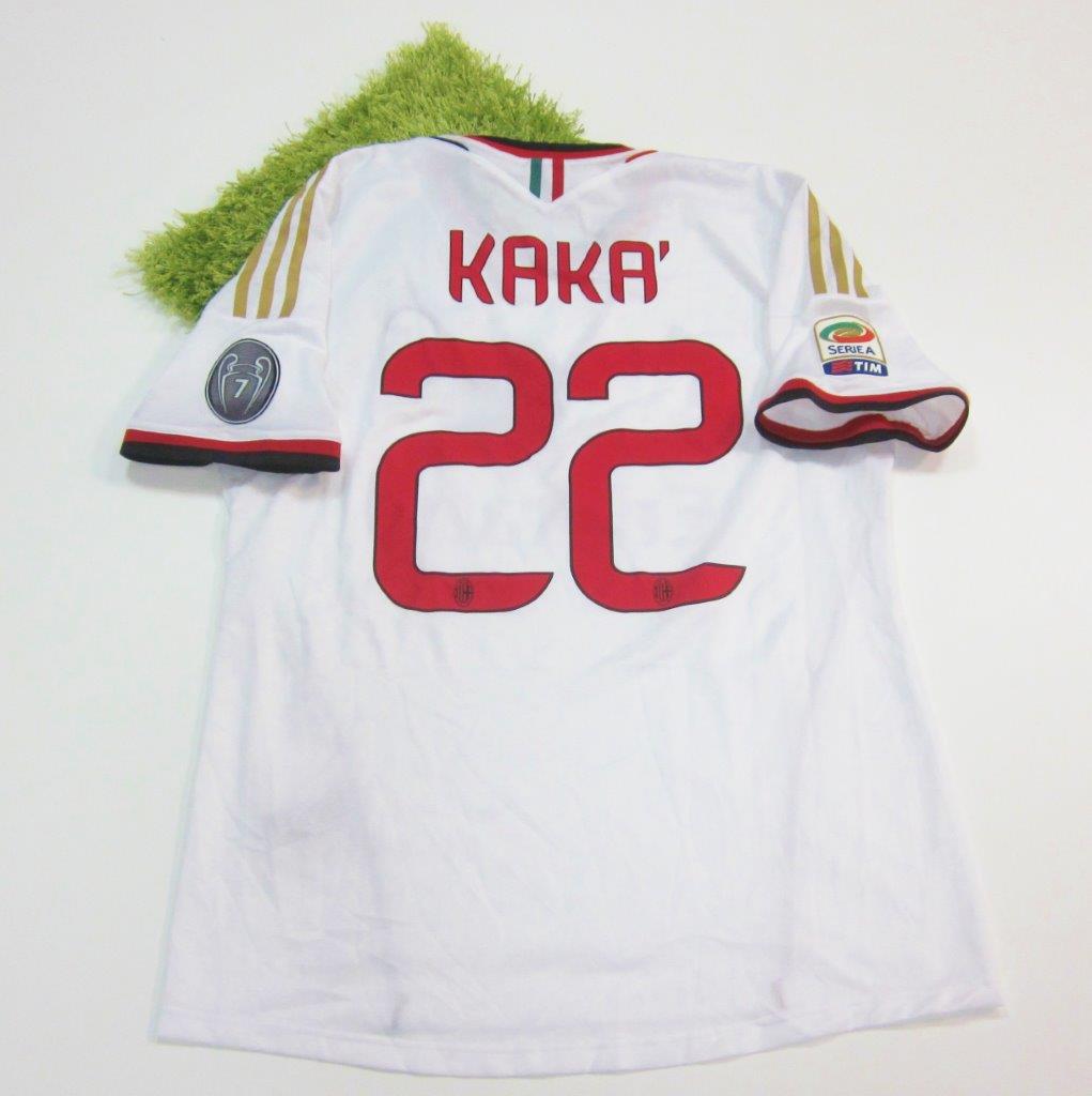 Football, AC Milan, Kaka, 2013/14, signed away jersey. at Whyte's Auctions