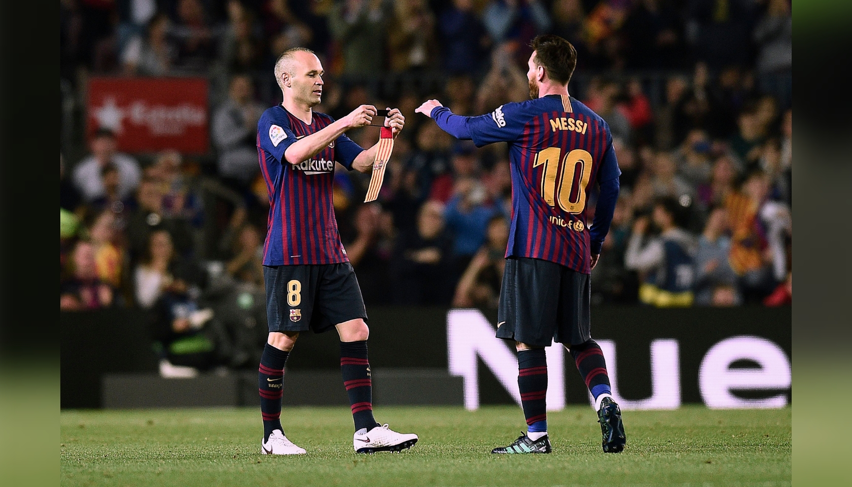 Messi's Barcelona Match Shirt, 2015/16 - CharityStars