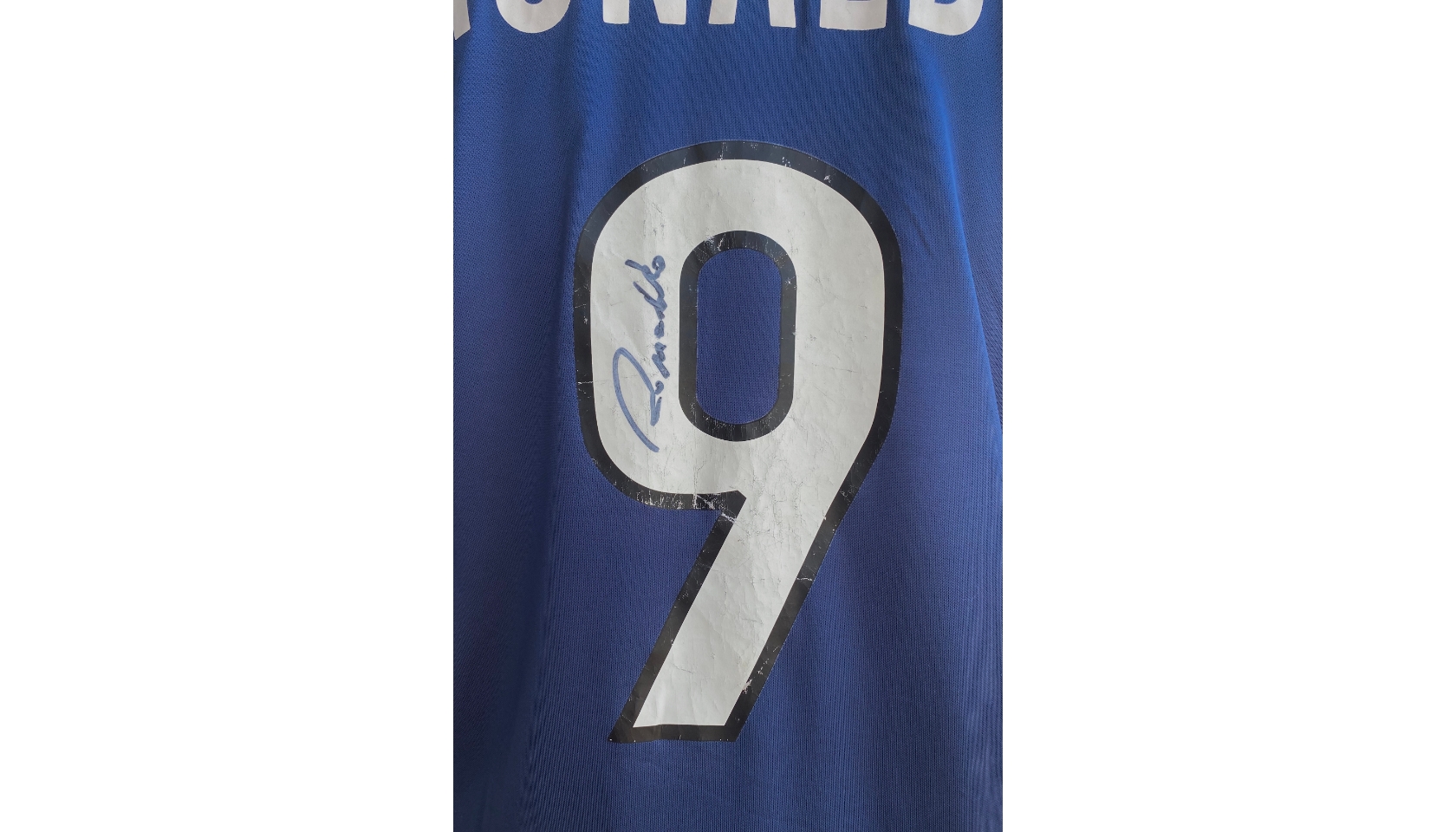 Ronaldo's Inter Issued and Signed Shirt, 1998/99 - CharityStars