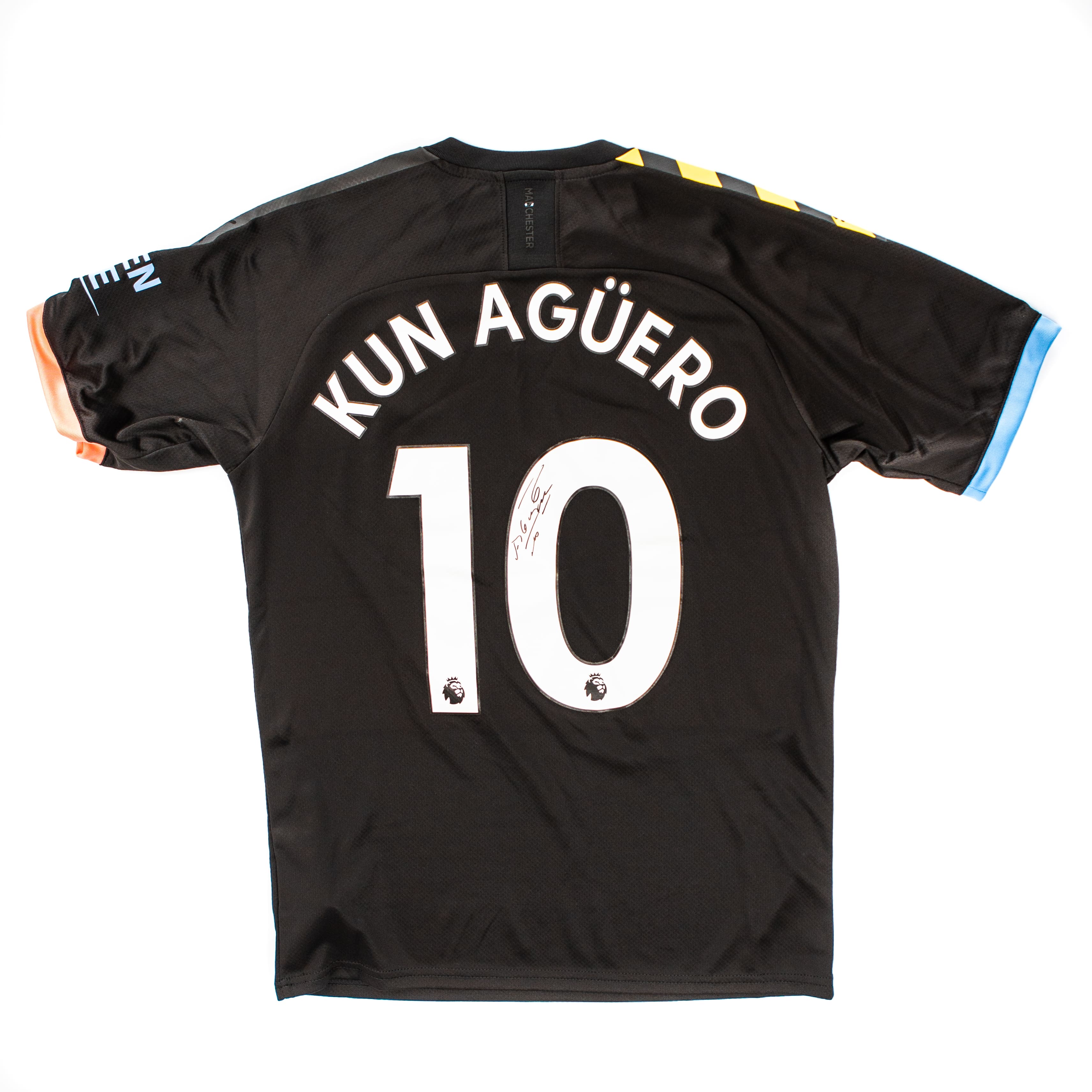 2019/20 Manchester City Third Jersey #10 Kun Aguero XL PUMA Soccer