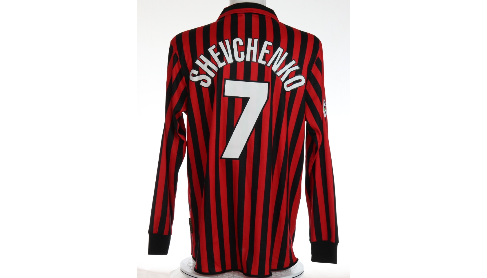 Shevchenko's Match-Issued/Worn Milan Shirt, Serie A 2001/02 CharityStars