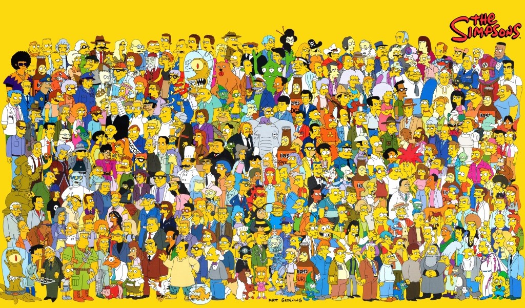 The Simpsons - Original Drawings of Simpson Characters - CharityStars