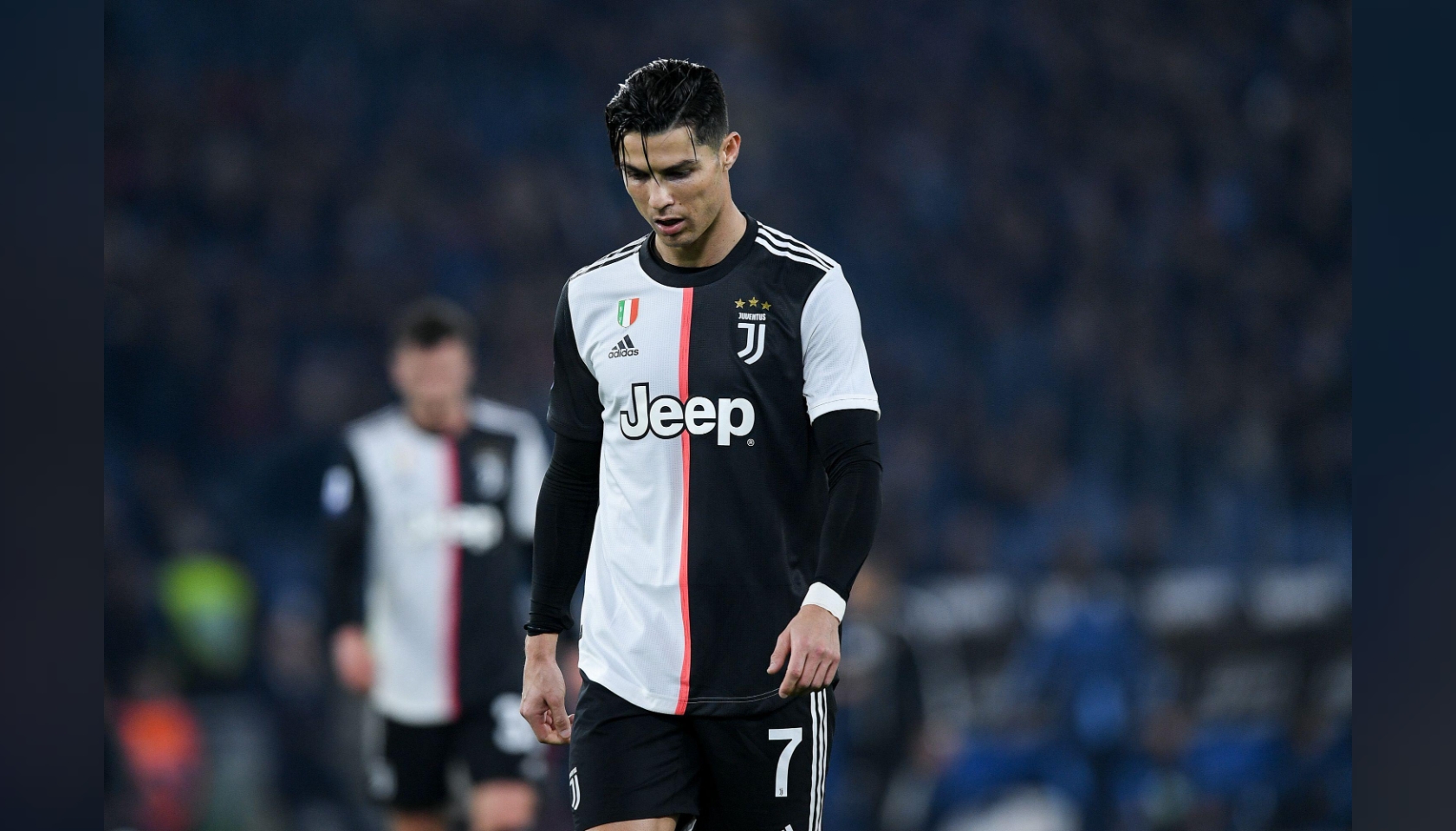 Cristiano Ronaldo Juventus Autographed Adidas 2019-20 Home Authentic Black  Jersey
