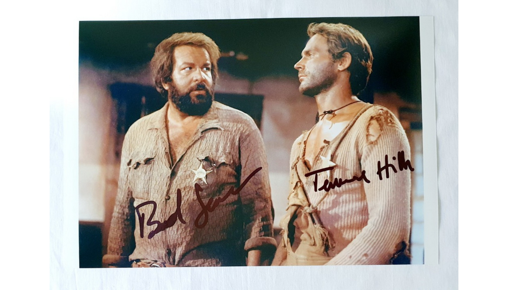 Terence Hill Bud Spencer Wanted $20.000 - Lienzo (40 x 60 cm