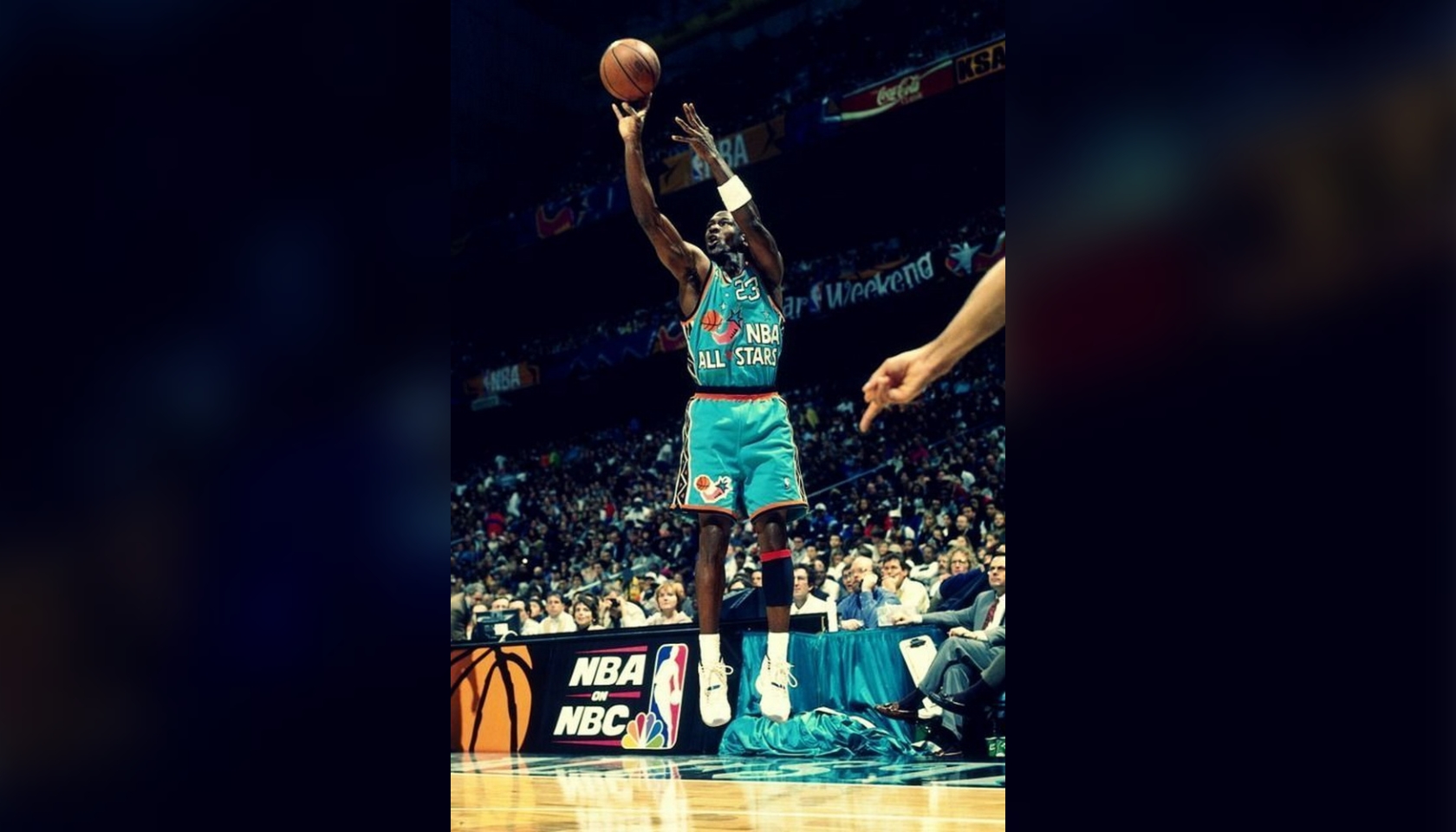 1996 Michael Jordan Signed NBA All Star Jersey. Basketball