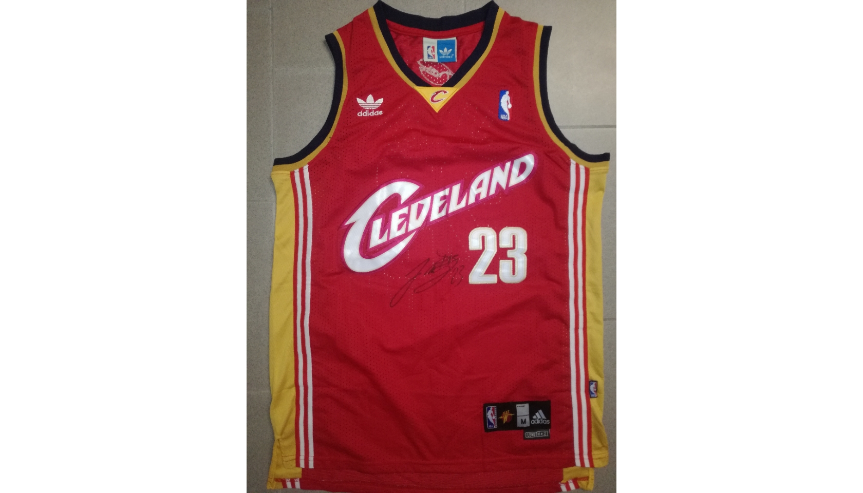 Lebron James' Official 2015 Cleveland Signed Jersey - CharityStars