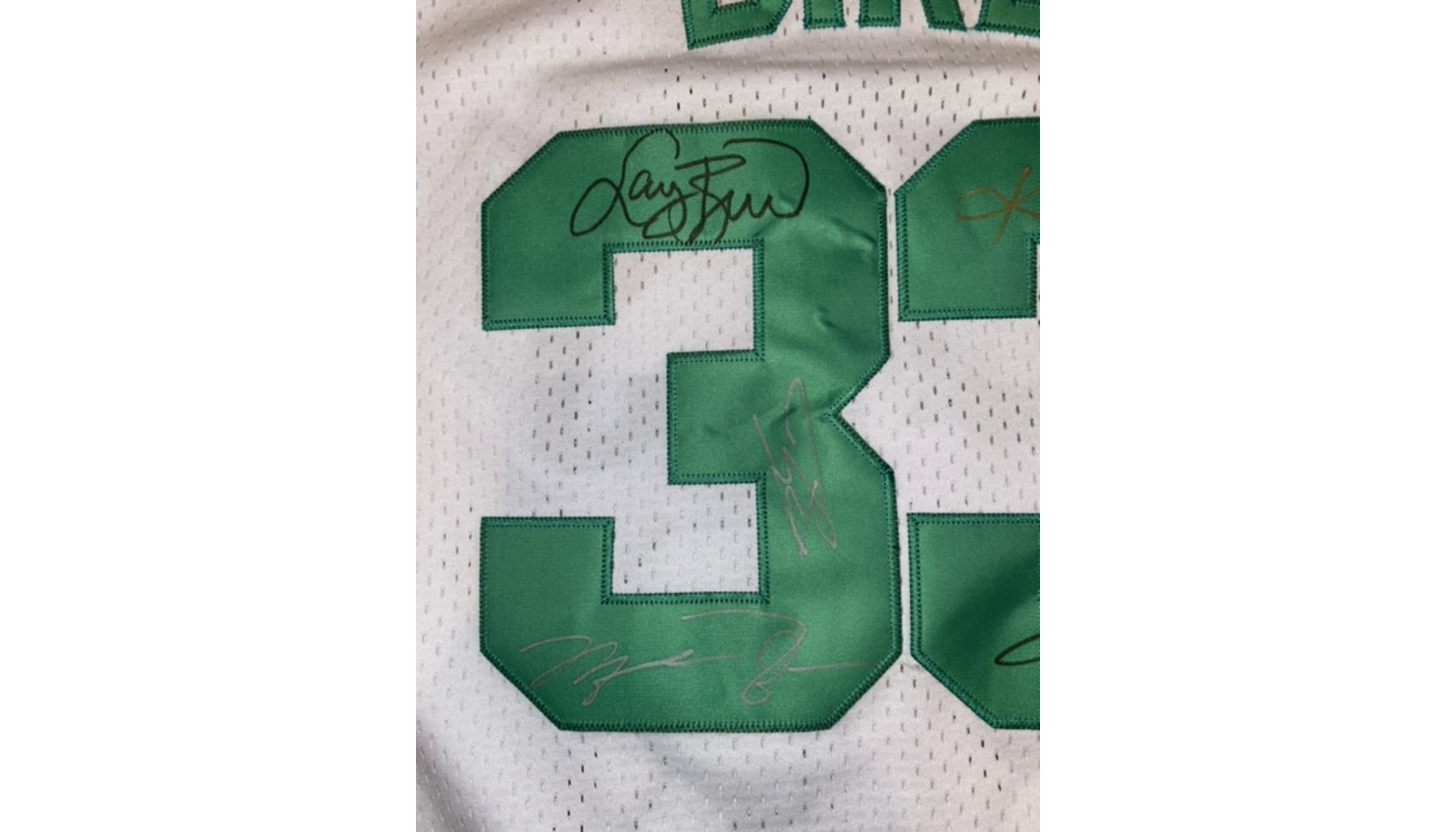 Official Replica Boston Celtics Jersey Signed by Larry Bird - CharityStars
