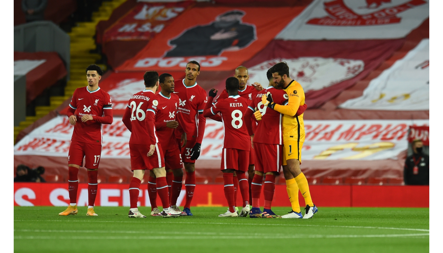 Becker's Liverpool FC Match-Issued and Signed Shirt, Limited