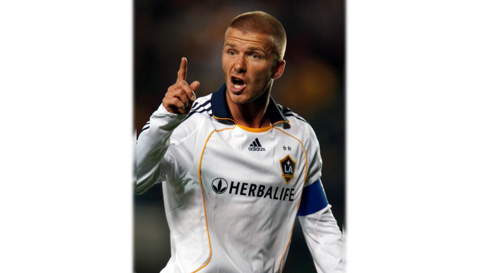 2007-08 LA Galaxy Home Shirt Beckham #23 - 7/10 - (S)