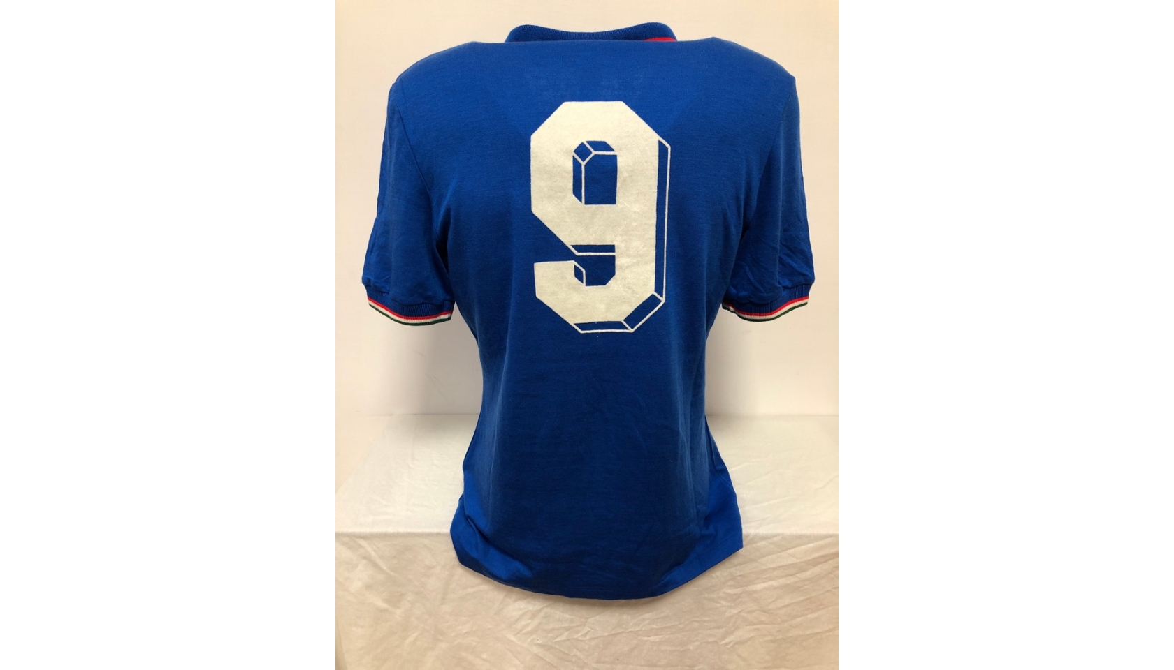 PAOLO ROSSI: MATCH-WORN 1977 ITALY JERSEY (MEARS)