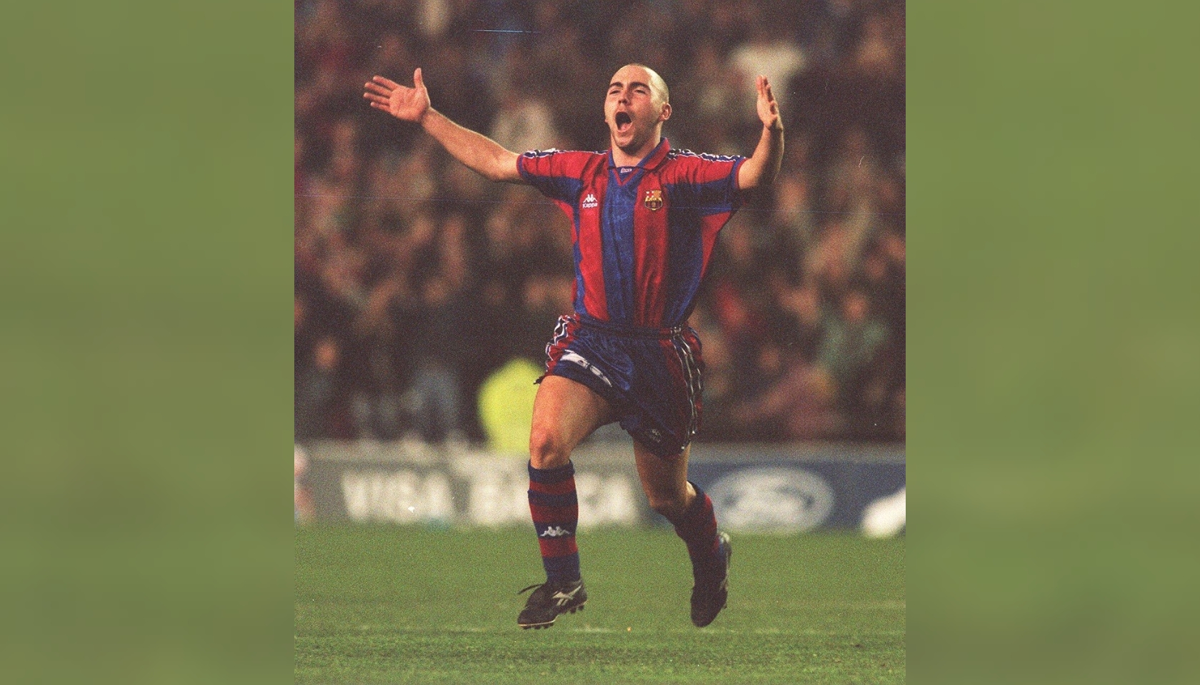 De La Peña's Official Barcelona Signed Shirt, 1997/98 - CharityStars