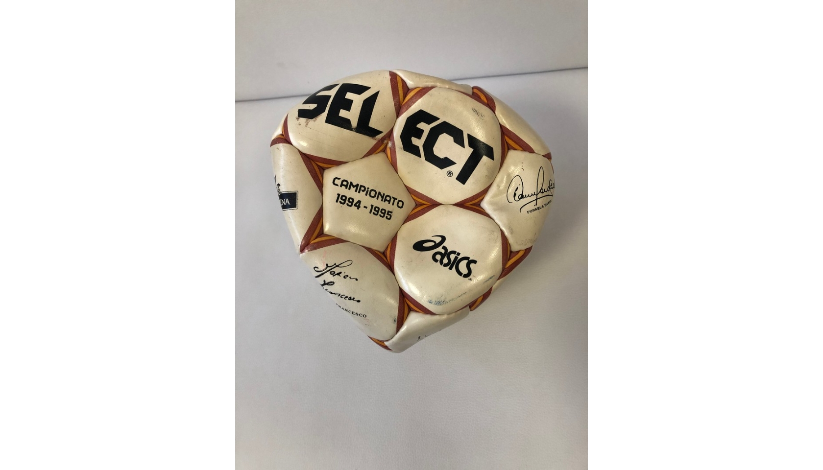 PALLONE CALCIO SELECT JUVENTUS 1992-93 CON AUTOGRAFI STAMPATI