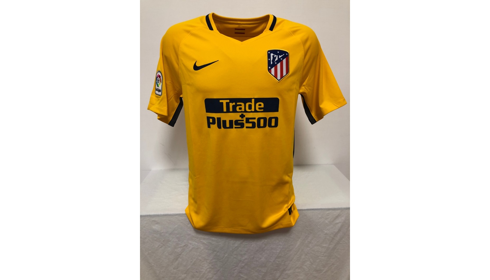 Fernando Torres #9 Atletico Madrid 2017/18 Yellow Away Authentic Jersey