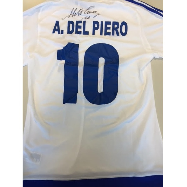 Maglia Del Piero preparata/indossata Partita del Cuore 02/06/15