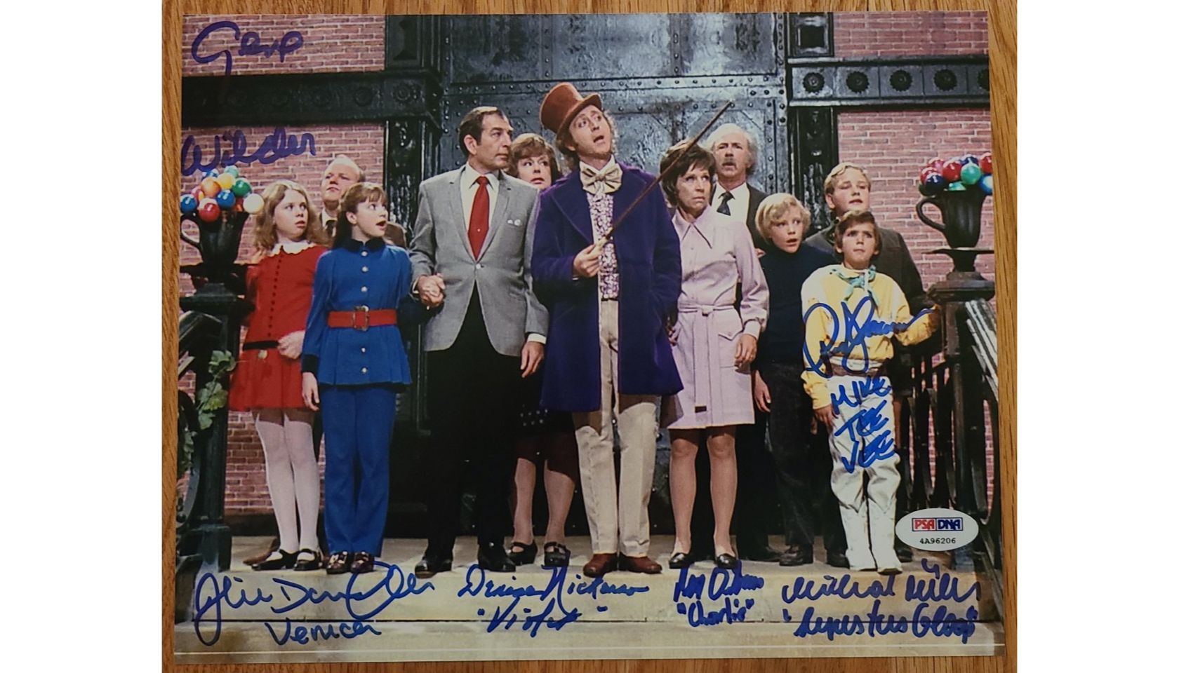 Willy Wonka Cast Hand Signed Photograph - CharityStars